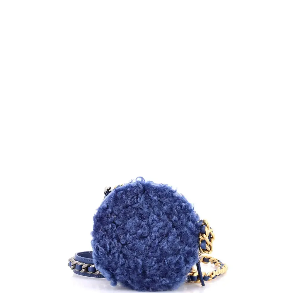 Chanel 19 Round Clutch With Chain #238711C20B - Picture 3 of 8